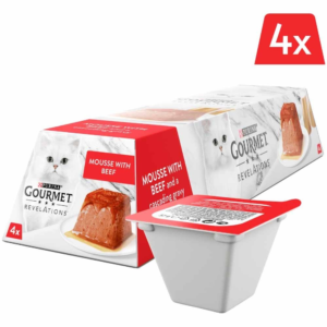 GOURMET CAT REVELATIONS BEEF 57GRX4X6 -SKU -2716