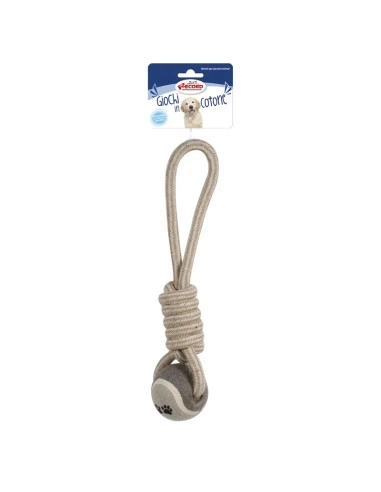 RECORD NATURAL COTTON ROPE WITH BALL - SKU-2621