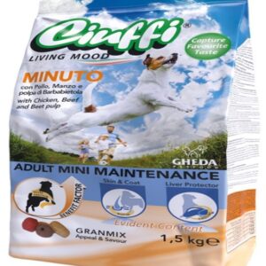 CIUFFI ADULT MINUTO FOR SMALL DOGS 1.5KGS – SKU-3009