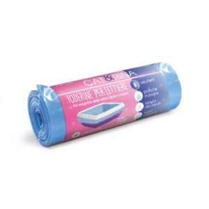 RECORD 8 PLASTIC BAGS WITH HANDLES FOR LITTER -SKU-1628
