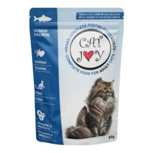 CAT JOY SALMON IN GRAVY 85GRX24-SKU-3057