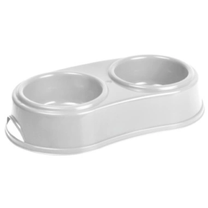 RECORD PLASTIC DOUBLE BOWL 35CM -SKU-1277