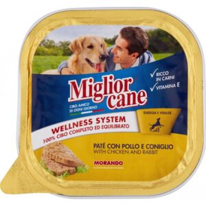 MIGLIOR CANE PATE CHICKEN & RABBIT 300GR X18 -SKU-1729