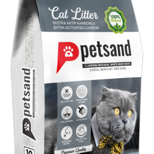 PETSAND CARBON ACTIVATED CATLITTER 10LTRS -SKU-3115