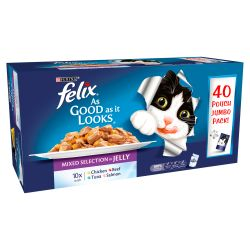 Felix Pouch As Good As It looks Mixed Selection in Jelly 40 pack-SKU-1891