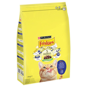 FRISKIES CAT COD-VEGATABLES 4KGS -SKU-2889
