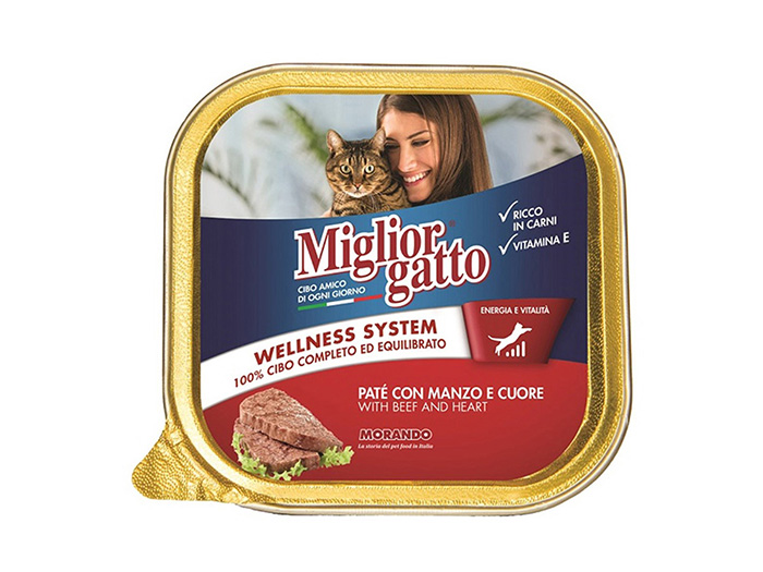 MIGLIOR GATTO TRAY BEEF 100GRX32-SKU-1732