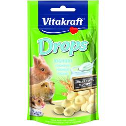 VITAKRAFT SMALL ANIMALS DROPS YOGHURT 75GRx8 -SKU-2983