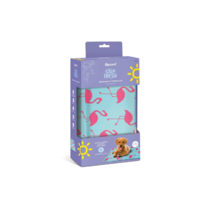RECORD STAY FRESH FLAMINGO DOG COOLING MAT 80X90CM -SKU-3053