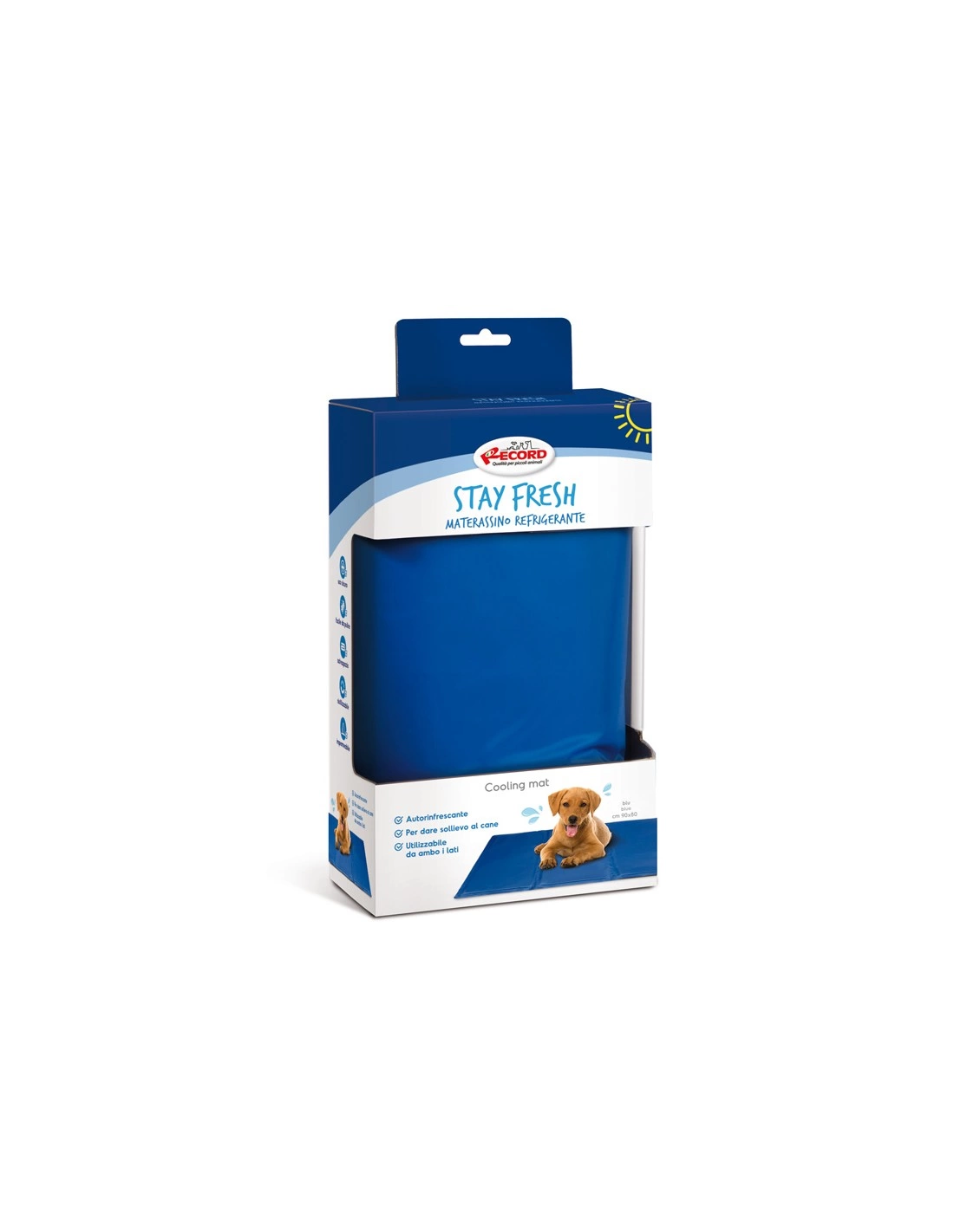 RECORD STAY FRESH BLUE DOG COOLING MAT 80X90CM -SKU-3045