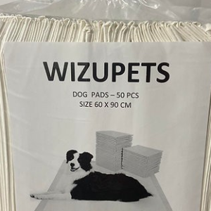 WIZUPETS DOG PADS 60X90CM X50PC -SKU-2803