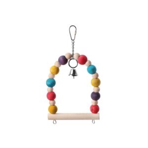 BEST FRIEND WOODEN BIRD SWING -SKU-2378