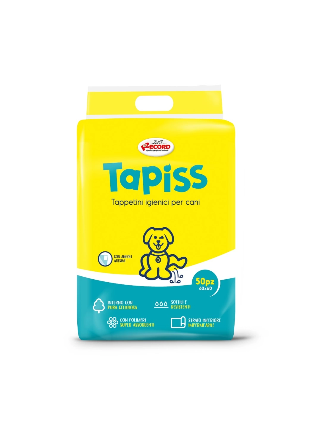 RECORD TAPISS 50 DOG PADS 60X60CM-SKU-2544