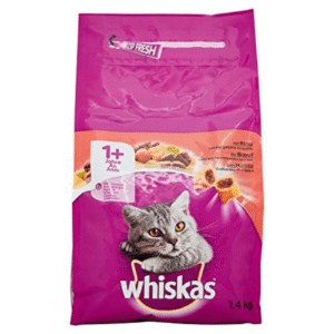 WHISKAS CAT DRY FOOD BEEF 1.4KGS-SKU-1106