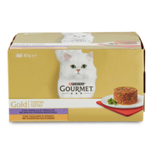 GOURMET GOLD SAVOURY CAKE LAMB ,BEAN &TURKEY PIES 4X85GR-SKU-2970