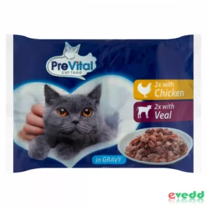PREVITAL CHICKEN/VEAL POUCHES IN GRAVY 100GRX4X13-SKU-3196