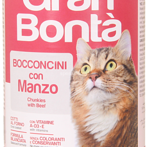 GRAN BONTA CAT BEEF IN GRAVY 400GRX24 -SKU-2883