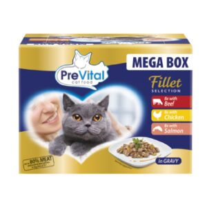 PREVITAL MEGABOX IRREGULAR FILLETS 85GRX24 -SKU- 3181