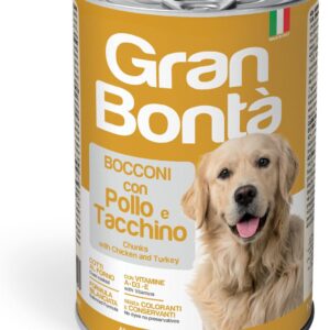 GRAN BONTA DOG CHICKEN & TURKEY IN GRAVY 400GRX24 -SKU-2878