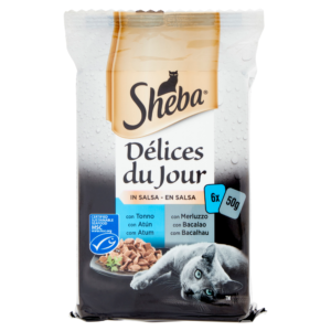 SHEBA CAT DDJ TUNA  & FISH IN GRAVY 6X50GRX12-SKU-3166