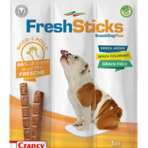 CRANCY DOG FRESH STICKS CHICKEN 30GRX30PCS-SKU-2149