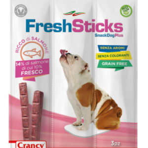 CRANCY DOG FRESH STICKS SALMON 30GRX30PCS-SKU-3242