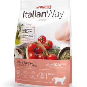 ITALIANWAY KITTEN CHICKEN/TURKEY 300GR-SKU-3244