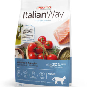 ITALIANWAY CAT STERILE SALMON 8KG-SKU-3254