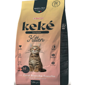 KEKE SUPREME KITTEN FRESH WHITE MEAT 1.5KGS-SKU-3235
