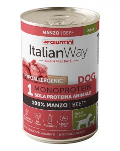 ITALIANWAY PATE ADULT 100% BEEF 400GRX12-SKU-3267