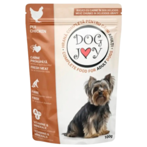 DOG JOY CHICK ADULT POUCH 100GX24-SKU-3059