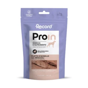 RECORD PROIN SNACK DOG FILLETS LAMB 75GRX12-SKU-3354