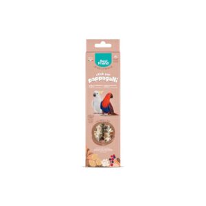 BEST FRIEND PARROT 2 STICKS FRUIT-SKU-3312