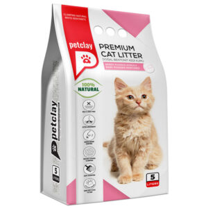 PETCLAY CAT LITTER BABY POWDER 5 LITRES -SKU-3364
