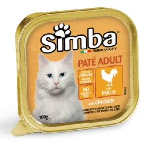 SIMBA CAT PATE TRAYS CHICKEN 100GRX32-SKU-3387