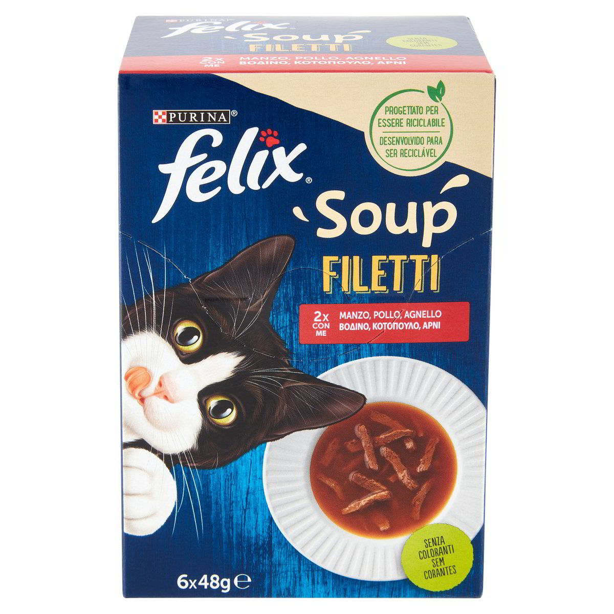 FELIX SOUP FILLETS DELICIOUS SELECTIONS BEEF,CHICKEN&LAMB-SKU-3379