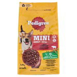 PEDIGREE SMALL DOG ADULT CHICKEN-VEGETABLES 1.4KGS-SKU-3399