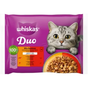 WHISKAS DUO MIX GUSTOSO 4X85X13-SKU-3418