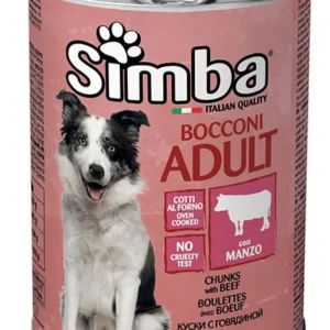 SIMBA DOG BEEF IN GRAVY 415GR X 24 -SKU-3413