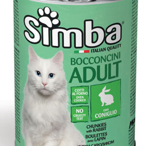SIMBA CAT RABBIT IN GRAVY 415GR X 24 -SKU-3410