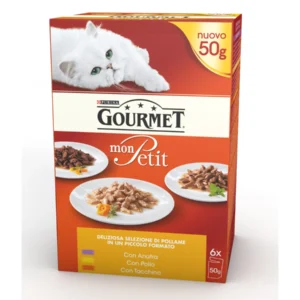 Gourmet mon petit poultry duck/chicken/turkey 6X50GR-SKU-3430