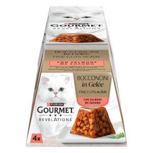 PURINA GOURMET REVELATIONS GELÉE BITES WITH SALMON 4X57GR-SKU-3428