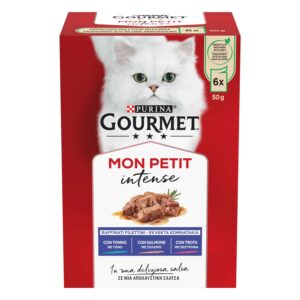 Gourmet mon petit with fish (tuna/salmon/trout) 6X50GR-SKU-3431